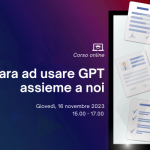 Giovedì 16 novembre partecipa al corso “Impara ad usare GPT assieme a noi” - QualiWare